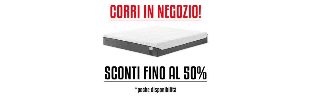 Materassi in promo con sconti fino al 50%